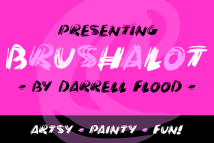 Brushalot: A Bold Typeface for Small Business Branding