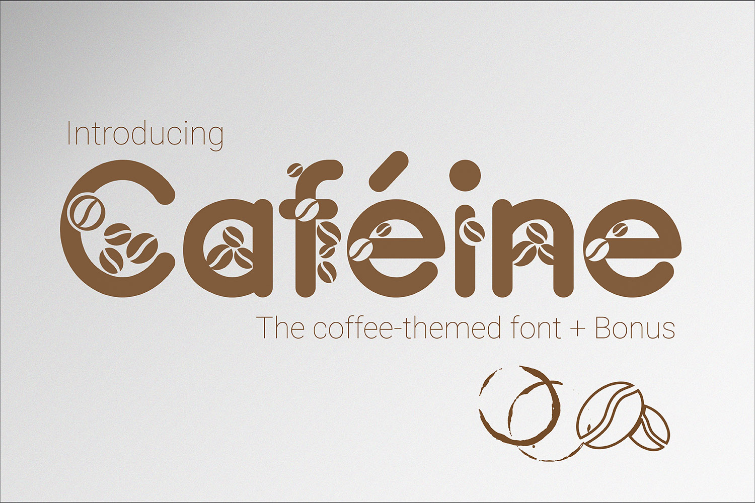 Caféine Font: A Warm Typeface for Branding