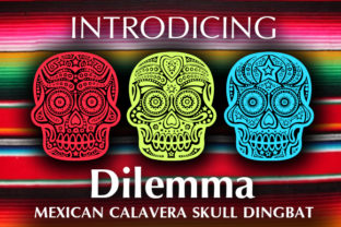 Dilemma Font: Bold Calavera Style for Campaigns