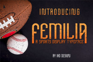Femilia: A Sporty Serif Font for Bold Visuals