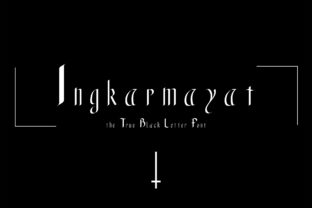 Ingkarmayat: A Bold Blackletter Typeface for Editorial Impact