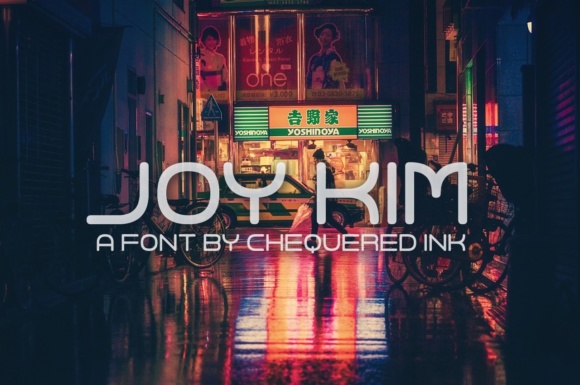 Joy Kim Font: A Futuristic Typeface for Modern Makers