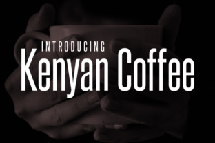Kenyan Coffee Font: A Sleek Type for Modern Brands