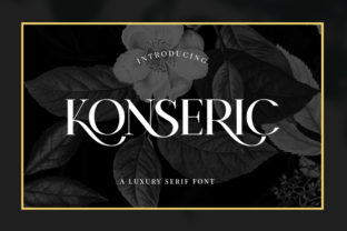 Konseric: A Serif Font With Editorial Soul
