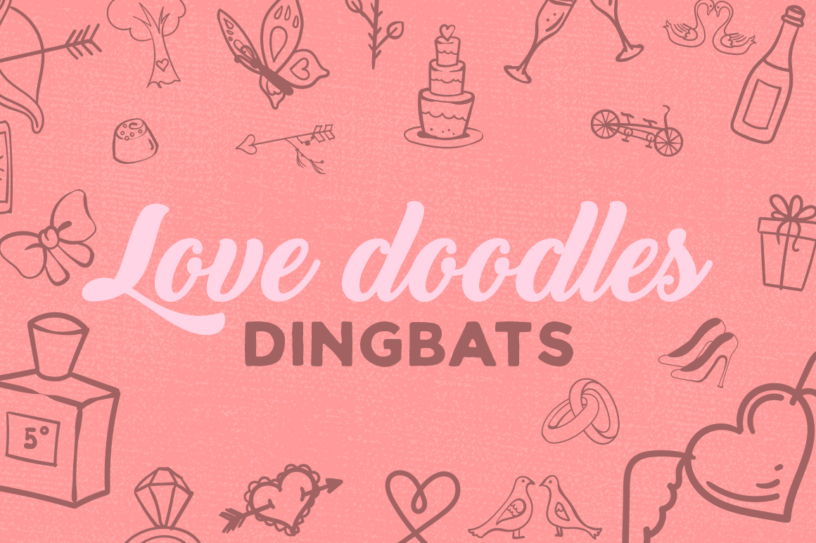 Love Doodles Dingbat: A Playful Typeface for Digital Charm