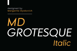 MD Grotesque Italic: A Practical Typeface for Small Business Branding