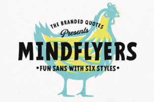 Mindflyers: A Sans Serif Font for Bold Digital Design