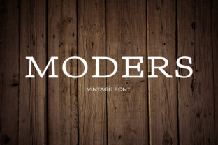 Moders: A Bold Serif Font for Digital Impact