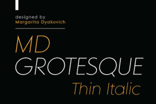 Refining Editorial Design with MD Grotesque Thin Italic