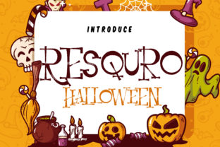 Resquro Halloween Font Review for Web Designers