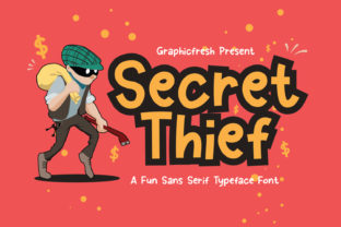 Secret Thief: A Playful Sans Serif Font for Branding