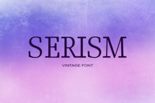 Serism: A Refined Serif Font for Editorial Design