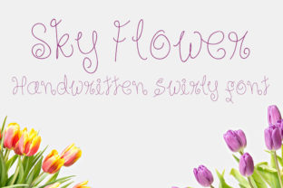 Sky Flower: A Handwritten Font for Editorial Charm