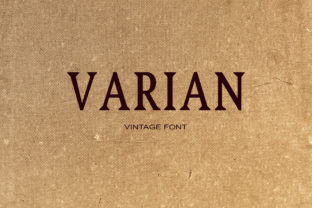 Varian: A Modern Serif Font for Makers