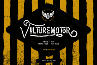 Vulturemotor Font: A Handmade Sans Serif for Editorial Design
