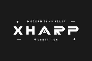 Xharp: A Modern Sans Serif Font for Sharp Branding