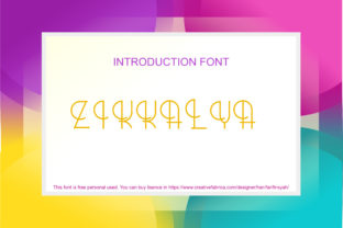 Zikkalya: A Decorative Font for Digital Design